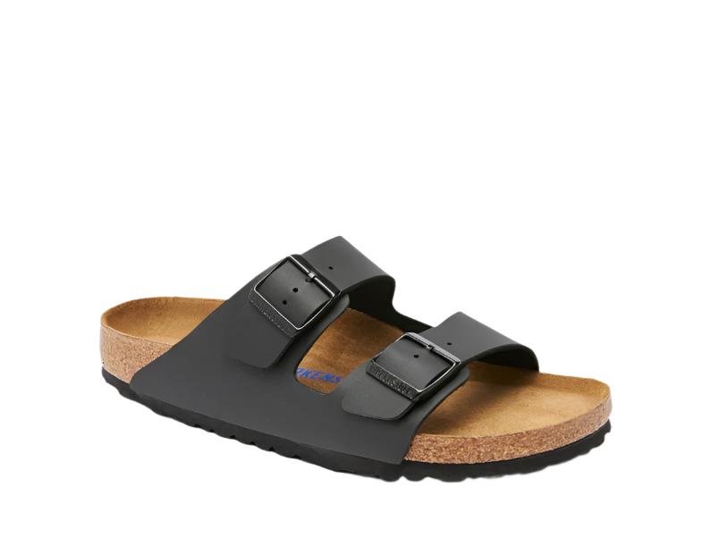 Birkenstock Unisex Arizona Regular Fit Soft Footbed Sandals - Black