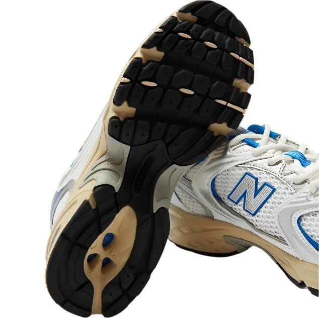 New Balance Unisex 530 Lifestyle Sneakers Shoes - White/Blue