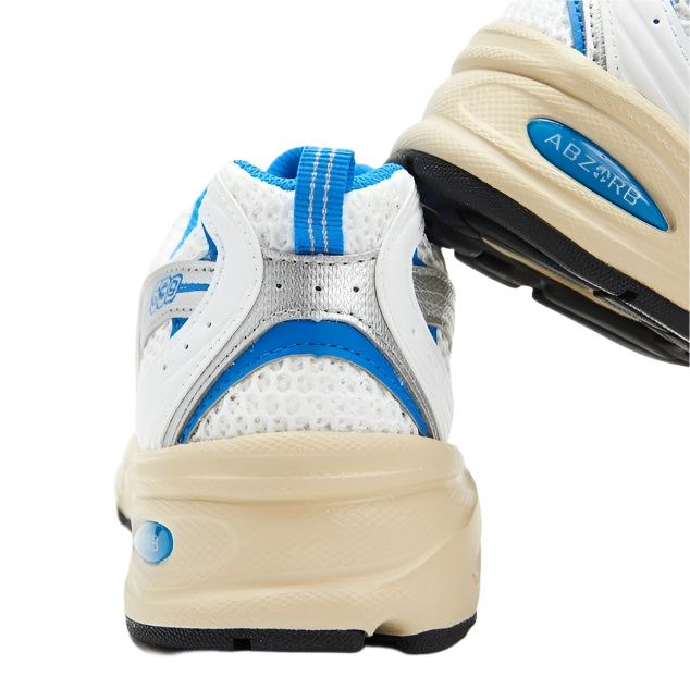 New Balance Unisex 530 Lifestyle Sneakers Shoes - White/Blue