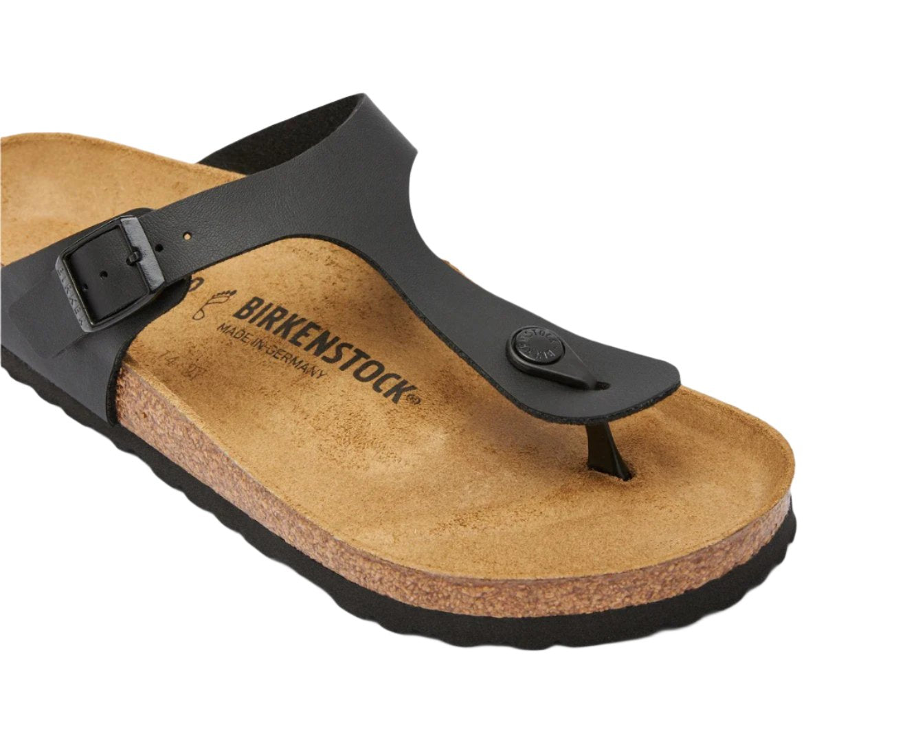 Birkenstock Unisex Gizeh Narrow Fit Sandals - Black