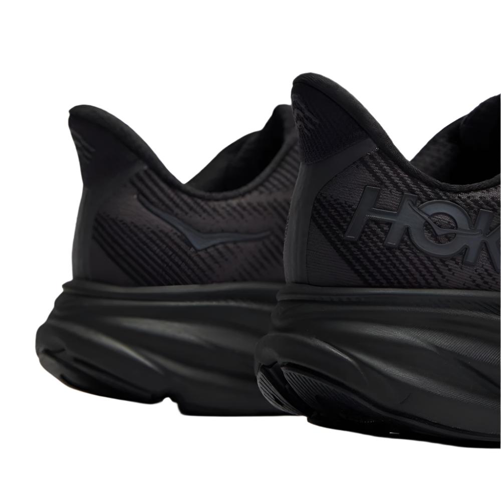 HOKA Women's Clifton 9 Running Shoes - Black/Black/Black