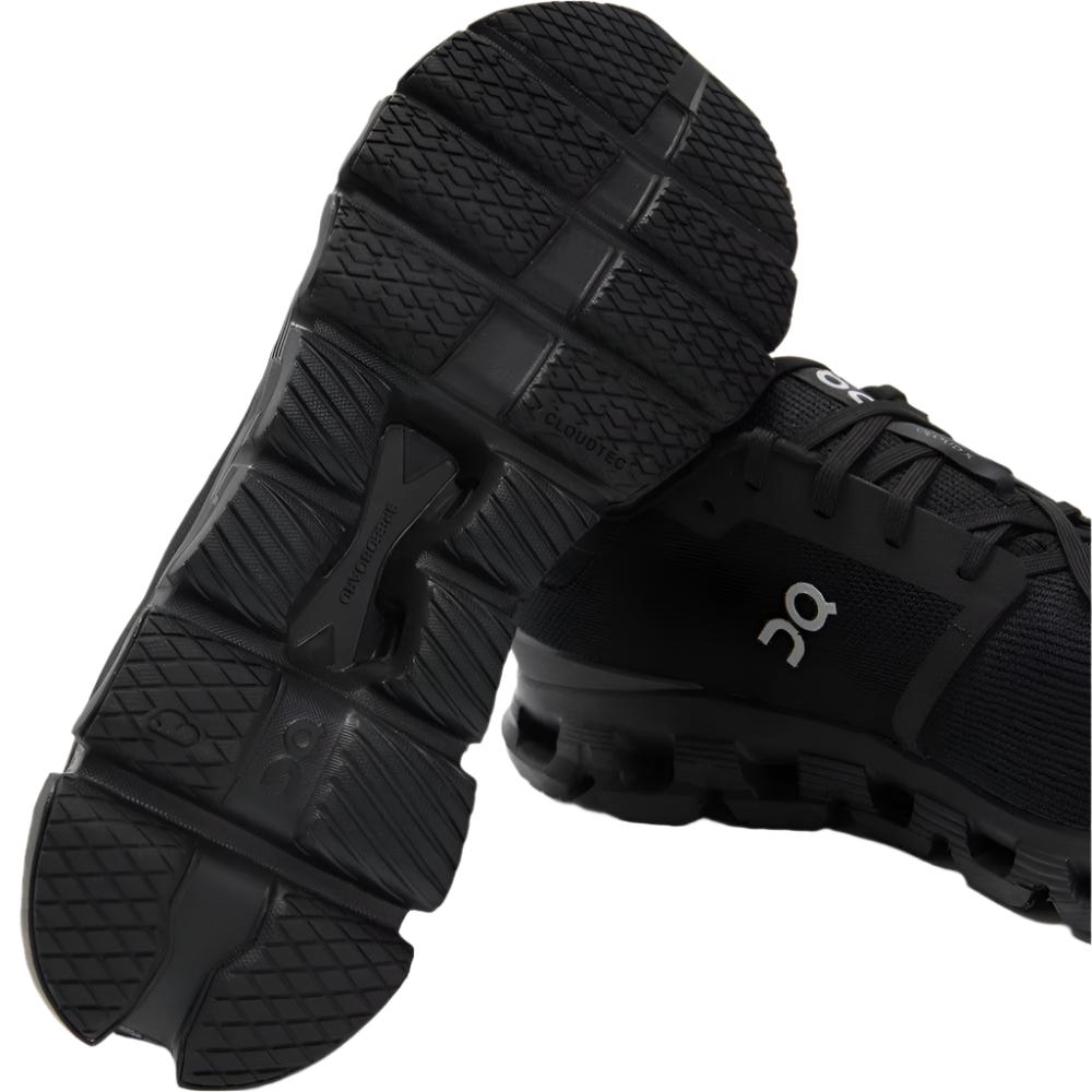 On Mens Cloud X 4 Running Shoes - Black Eclipse