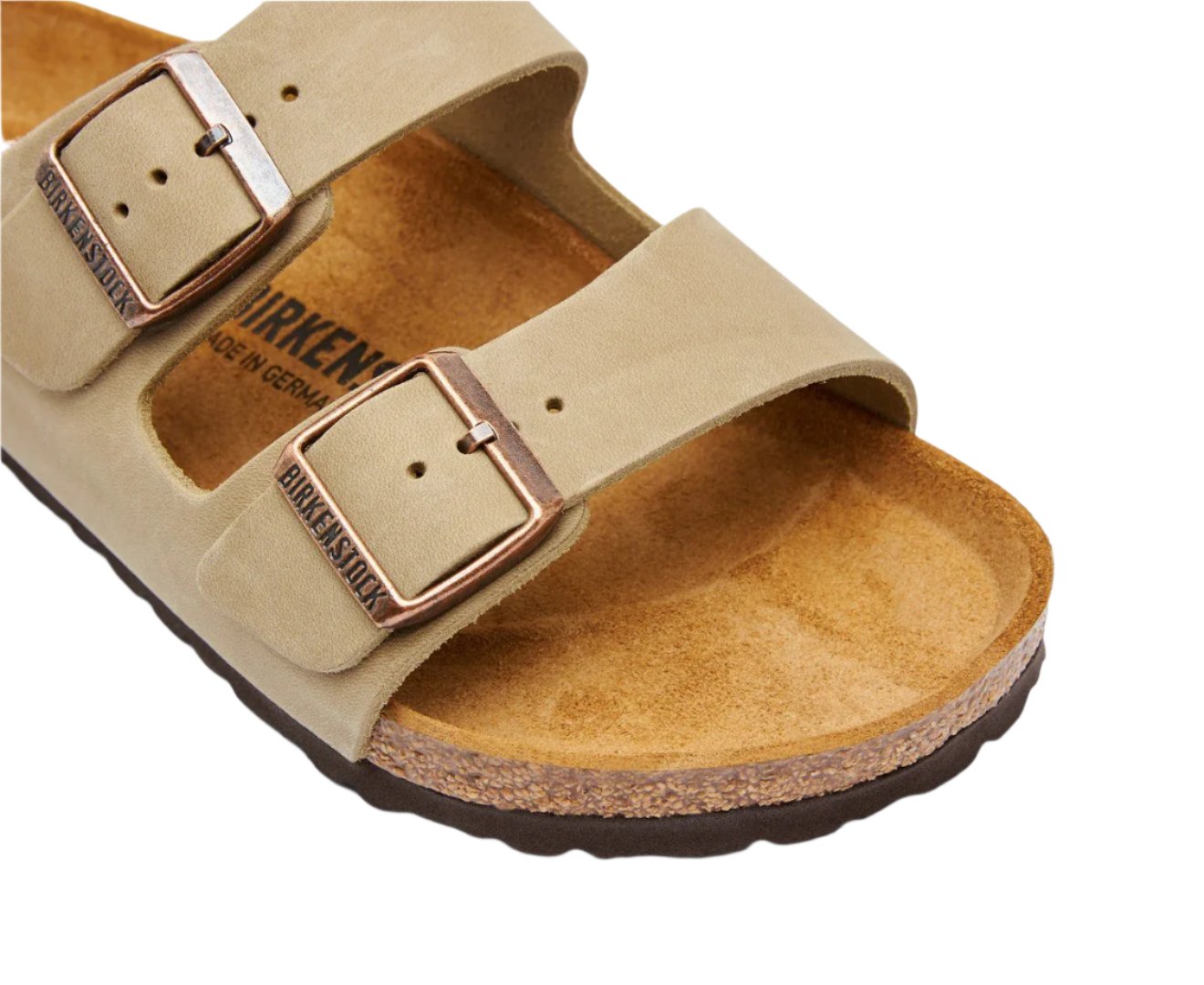 Birkenstock Unisex Arizona Oiled Leather Regular Fit Sandals - Tabacco Brown