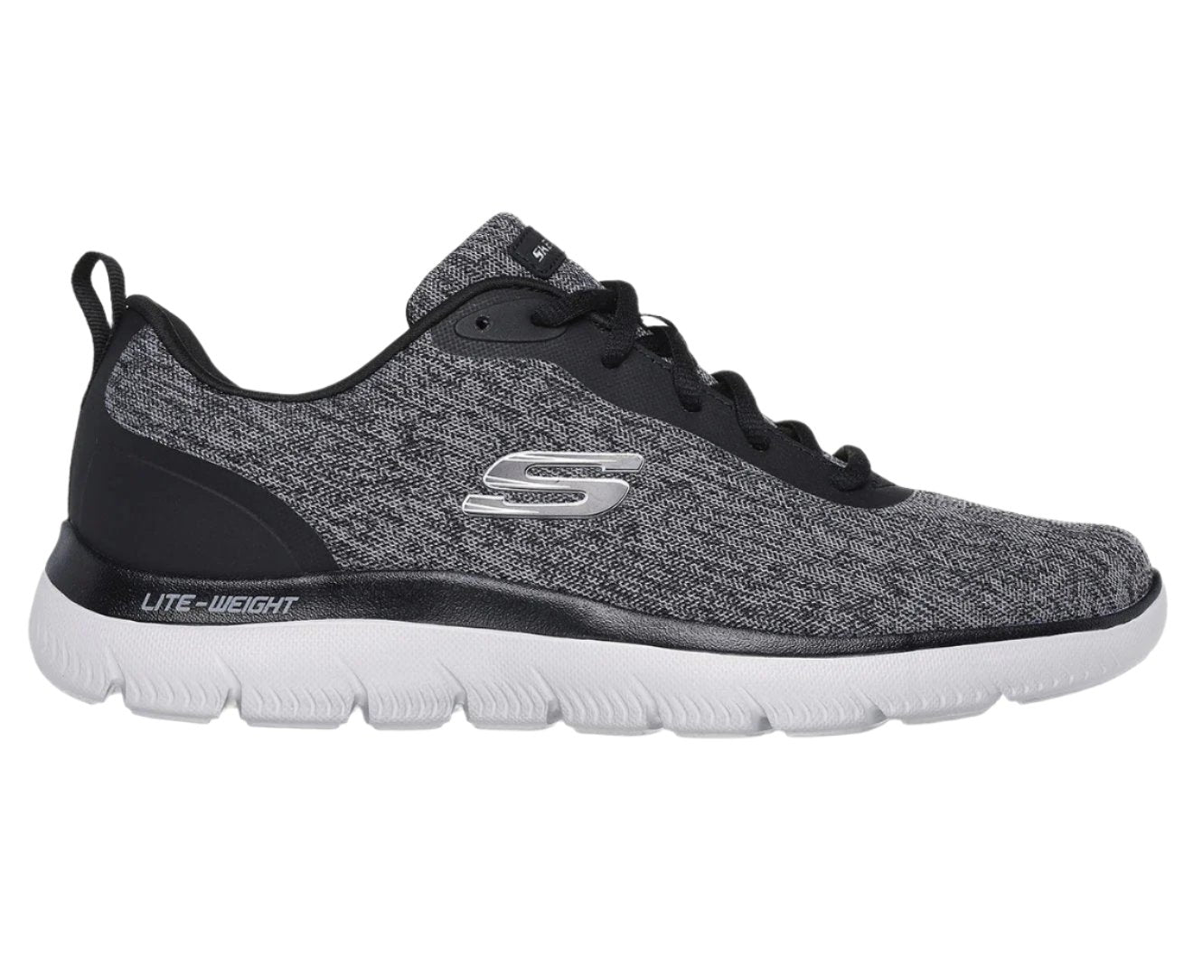 Skechers Mens Summits Forrader Sneakers - Black/Grey