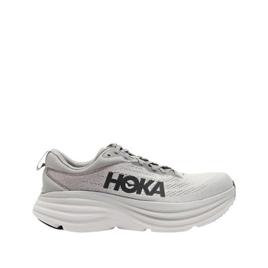 HOKA Mens Bondi 8 Running Shoes - Sharkskin/Harbor Mist