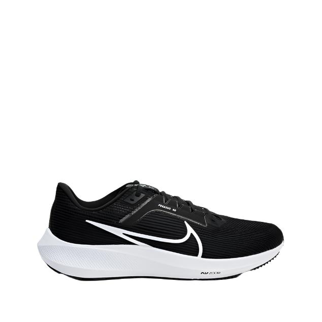 Nike Mens Air Zoom Pegasus 40 Running Shoes - Black White/Iron Grey