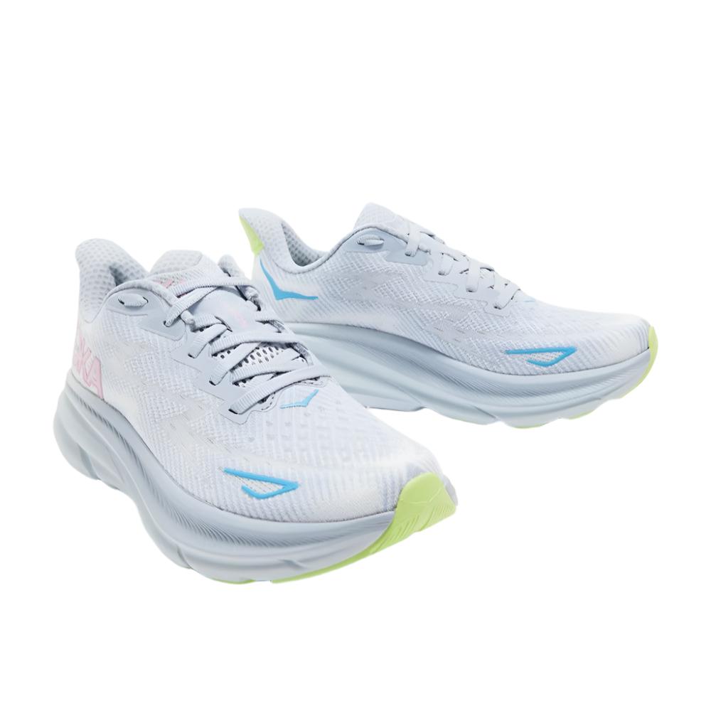 HOKA Women's Clifton 9 Running Shoes - Gull/Sea Lice