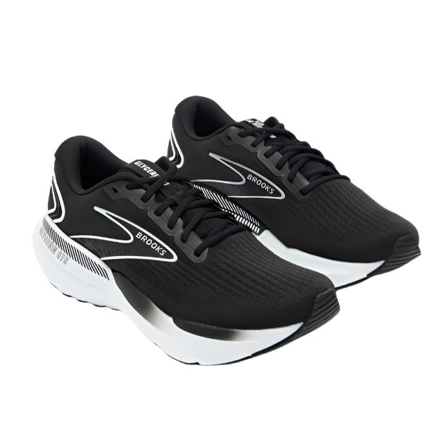 Brooks Mens Glycerin 21 GTS Running Shoes - Black/Grey/White