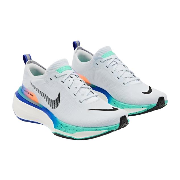 Nike Mens Zoomx Invincible Runfk3 Running Shoes - Pure Platinum/ Black/Mango