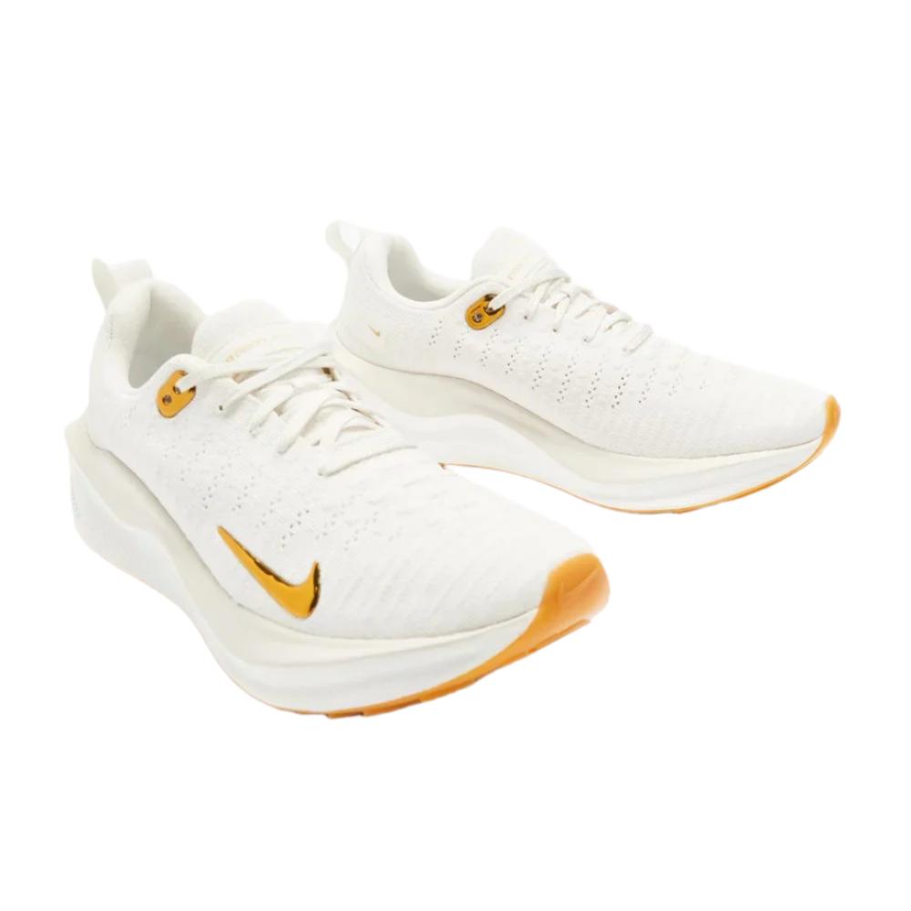 Nike Women's InfinityRN 4 Running Shoes - Phantom/ Metallic Gold/ White