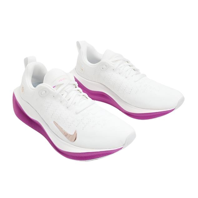 Nike Women's InfinityRN 4 Running Shoes - White/Metallic Red Bronze/Hot Fuchsia