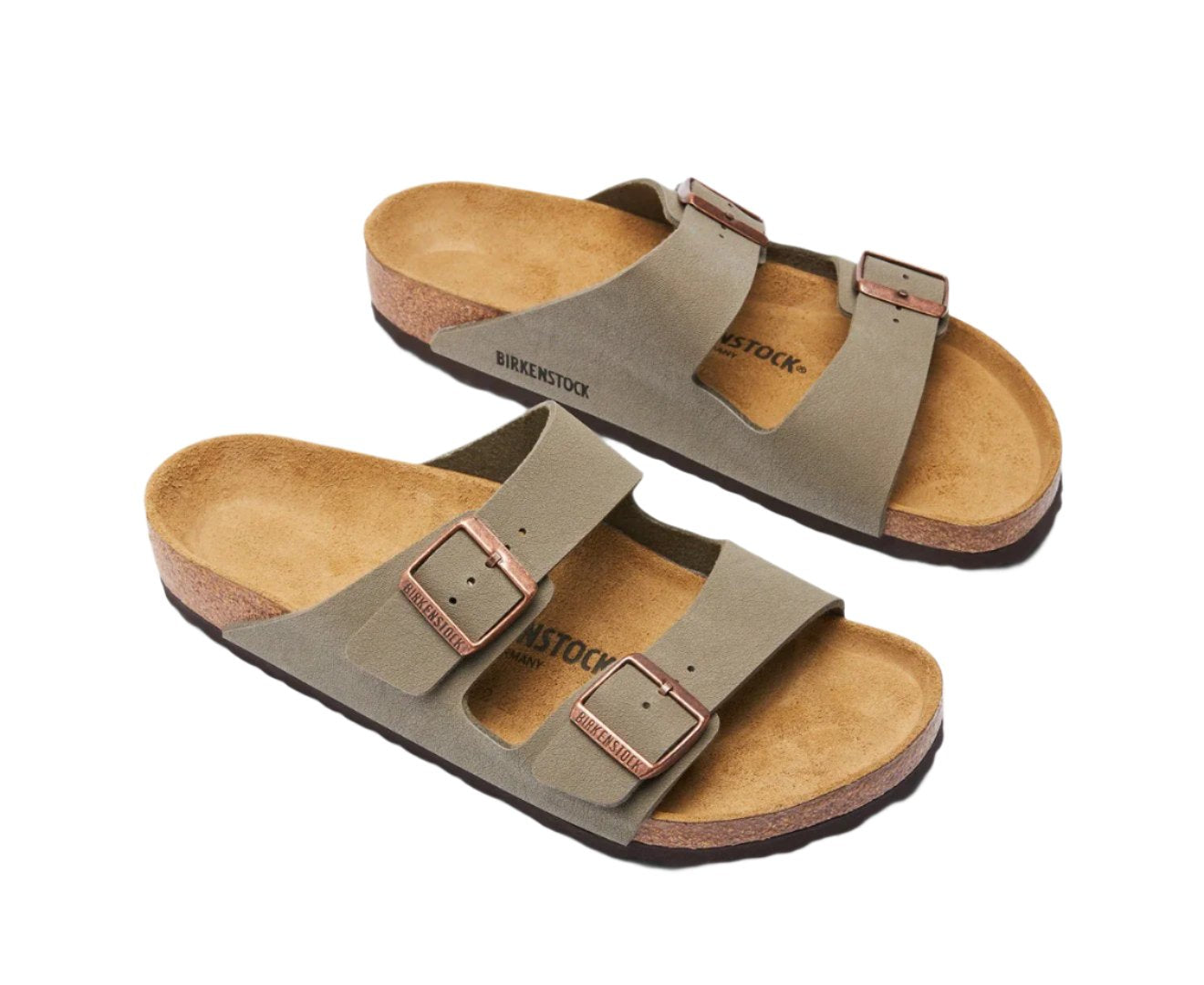 Birkenstock Unisex Arizona Narrow Fit Sandals - Stone