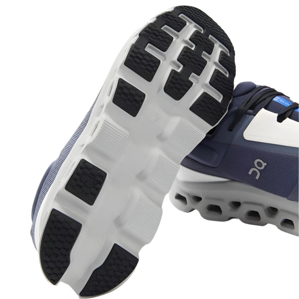 On Mens Cloudstratus 3 Running Shoes - Metal/Glacier