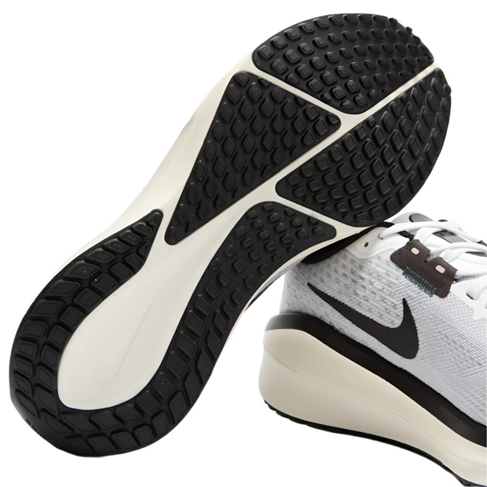 Nike Women's Vomero 17 Running Shoes - White/Black/ Pure Platinum/Vintage Green