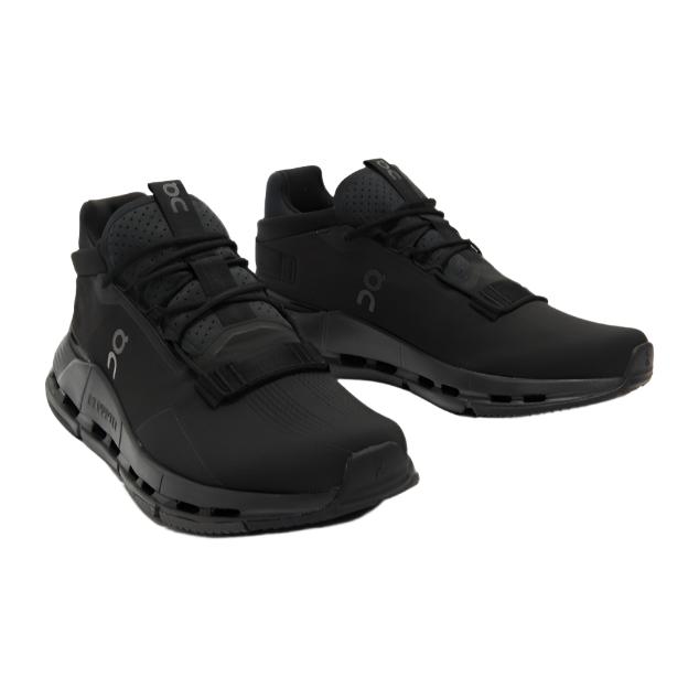 On Mens Cloudnova 2 Running Shoes - All Black