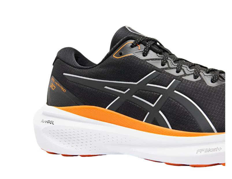 ASICS Mens GEL-Kayano 30 Lite-Show Running Shoes - Black/Pure Silver