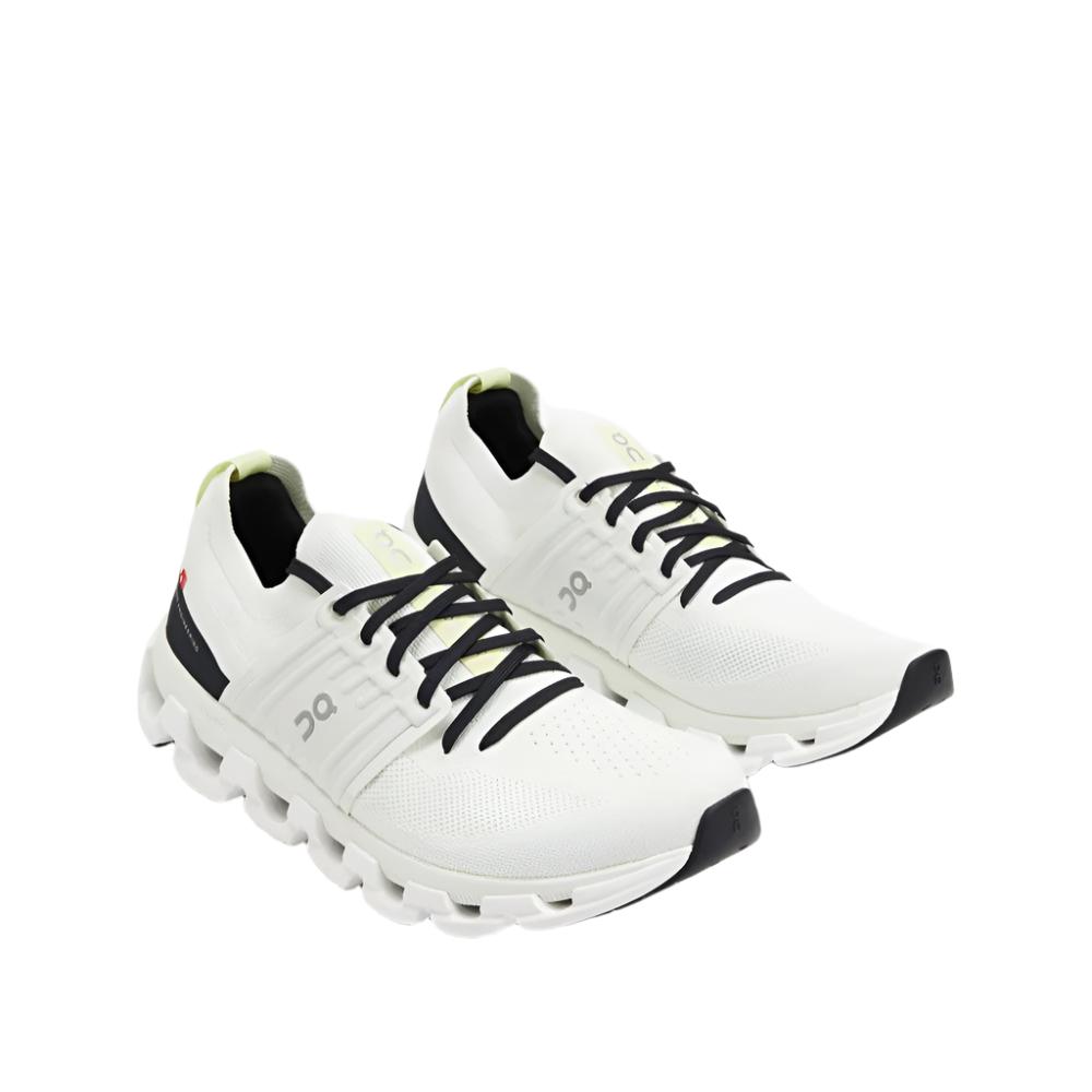 On Mens Cloudswift 3 Ad Running Shoes - Ivory Black