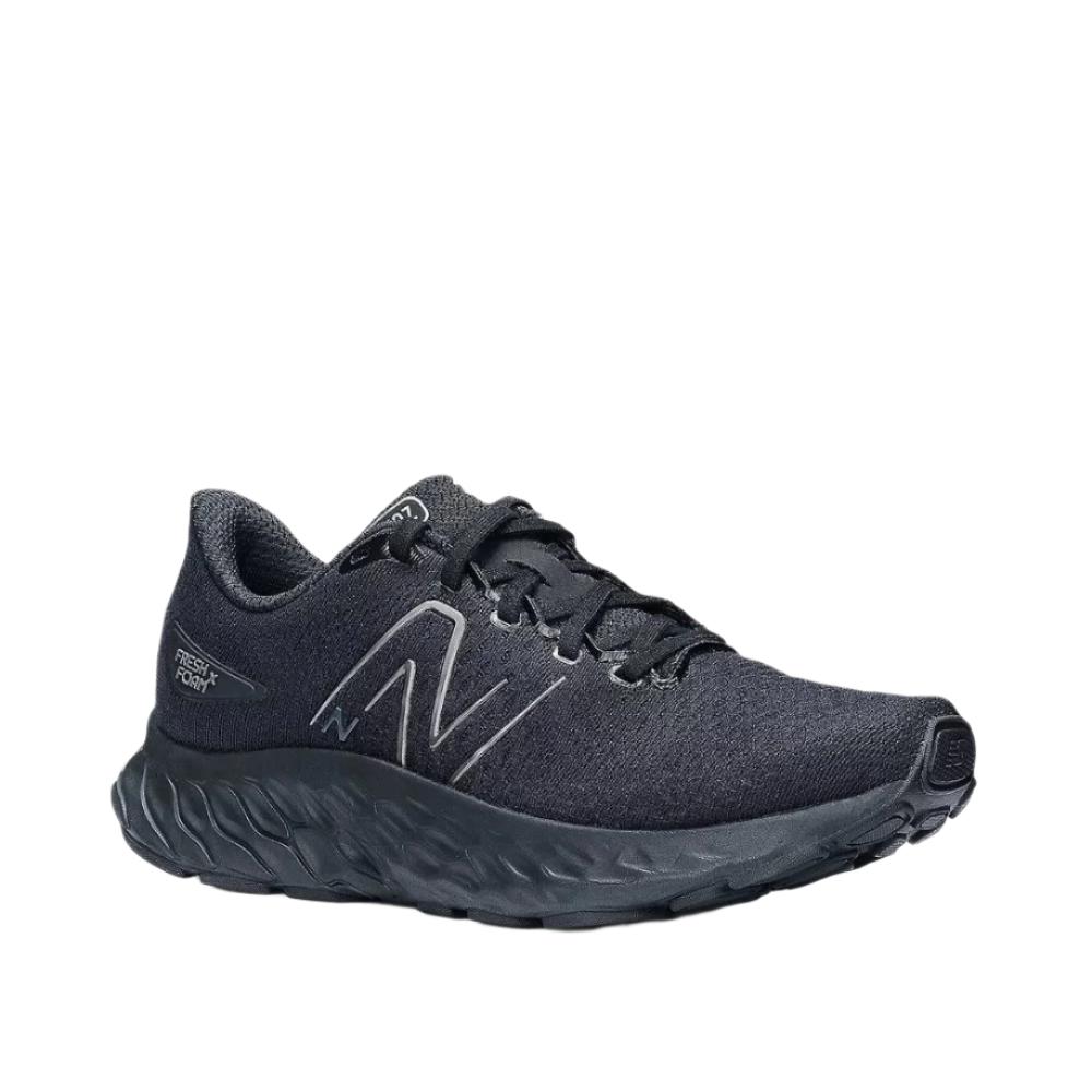 New Balance Women's Fresh Foam X EVOZ v3 (Wide Fit) Running Shoes - Black/Black