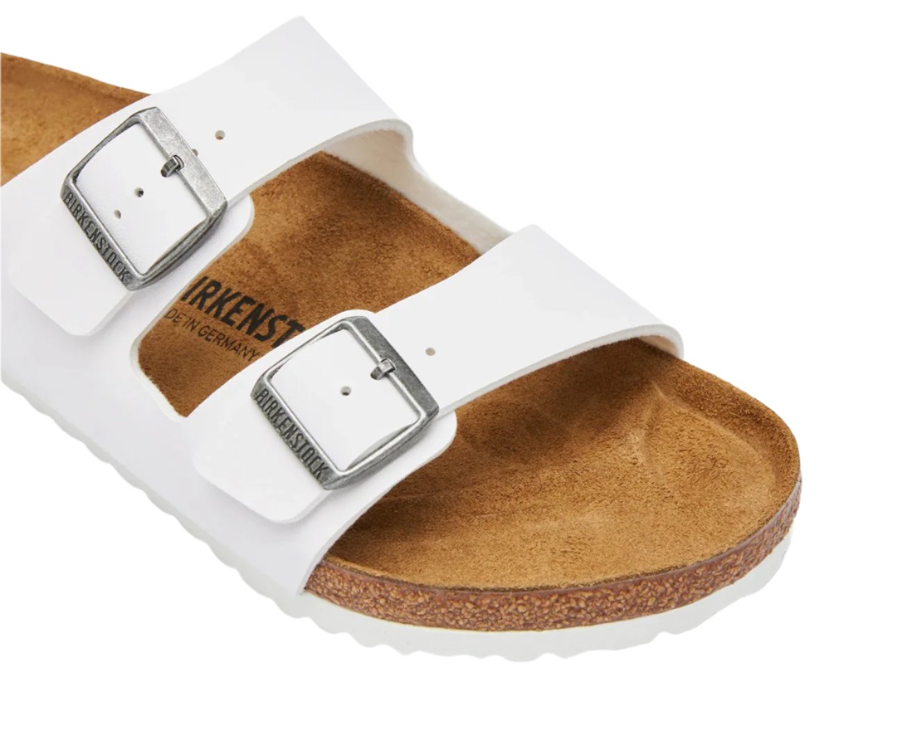 Birkenstock Unisex Arizona Regular Fit Sandals - White