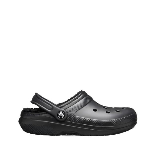 Crocs Unisex Classic Lined Clogs - Black/Black