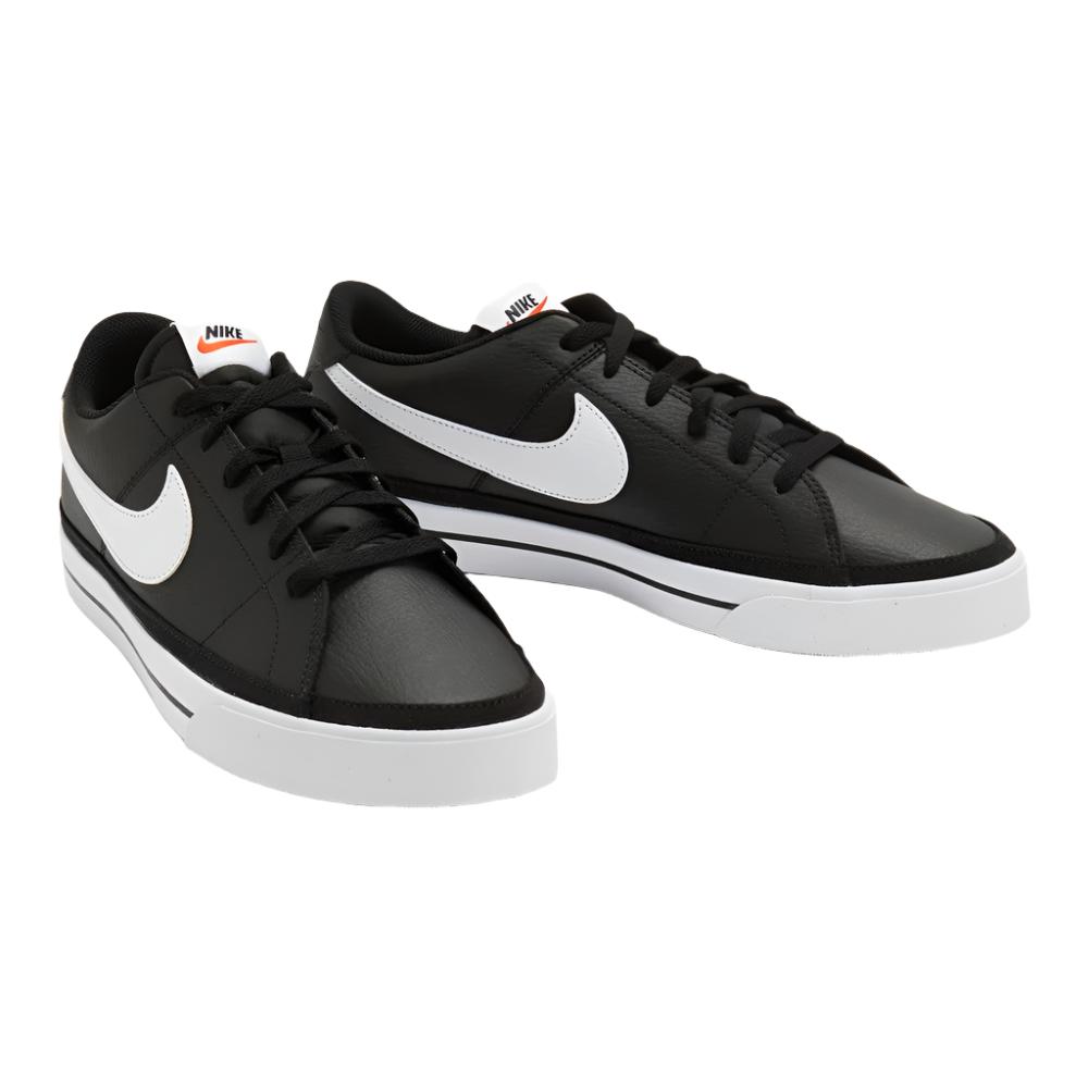 Nike Mens Court Legacy Next Nature Sneakers Shoes - Black/White