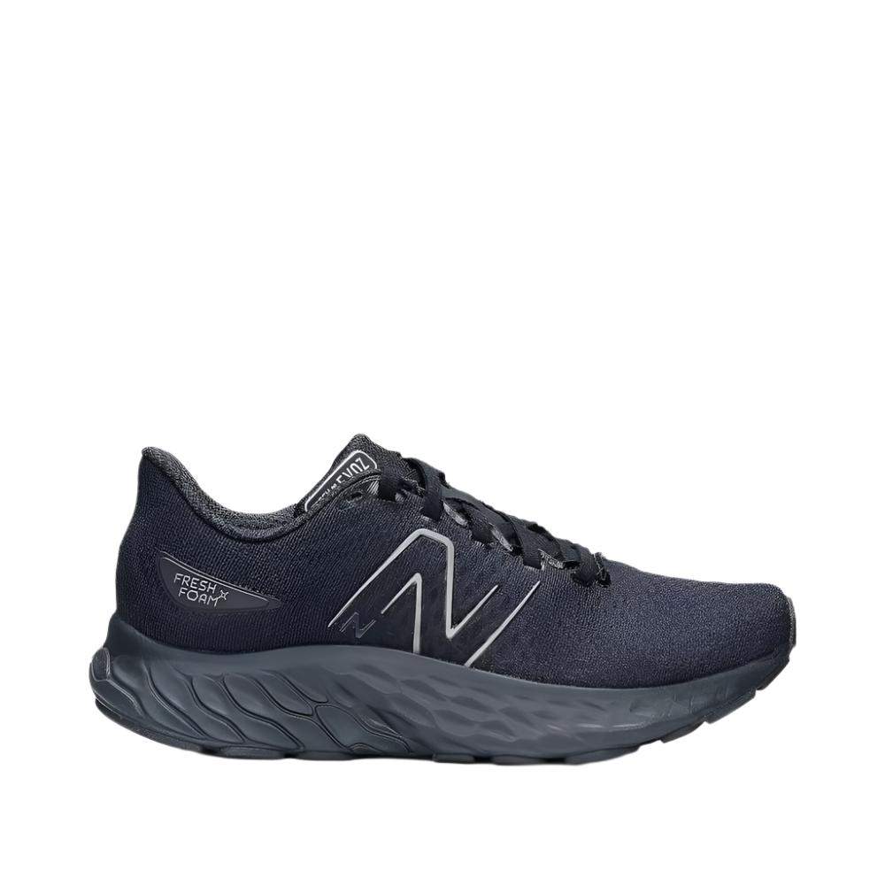 New Balance Women's Fresh Foam X EVOZ v3 (Wide Fit) Running Shoes - Black/Black