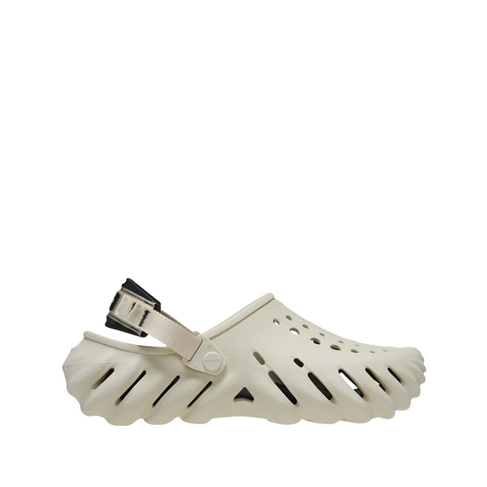 Crocs Unisex Echo Clogs - Bone/Black