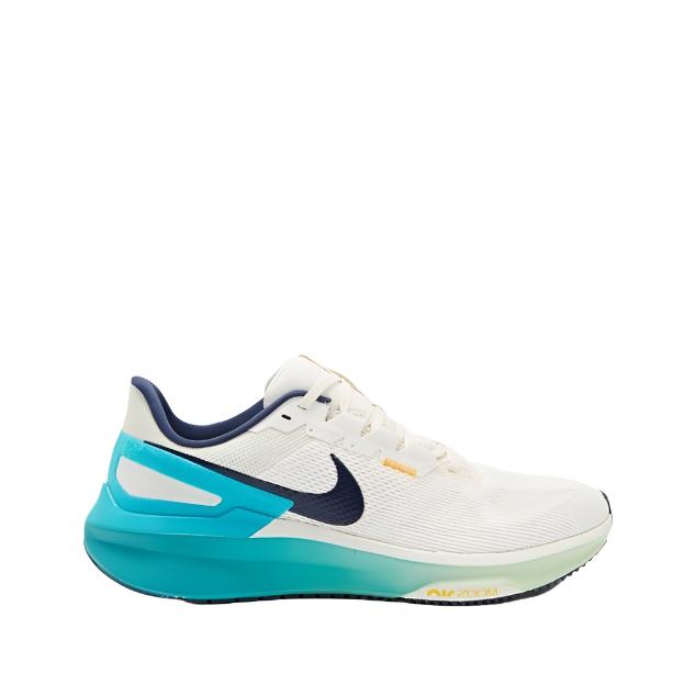 Nike Mens Air Zoom Structure 25 Running Shoes - Phantom/ Midnight Navy/ Sail