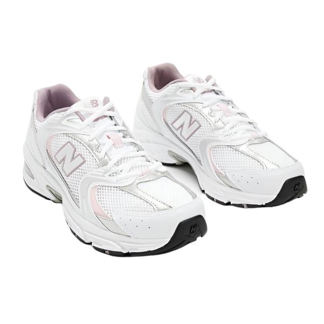 New Balance Unisex 530 Lifestyle Sneakers Shoes - White/Grey