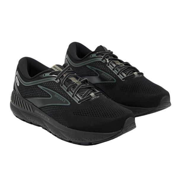 Brooks Mens Beast GTS 23 Running Shoes - Black/Gunmetal