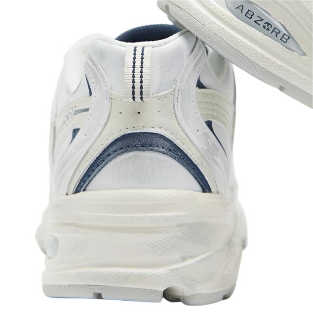 New Balance Unisex 530 Lifestyle Sneakers Shoes - White/Navy