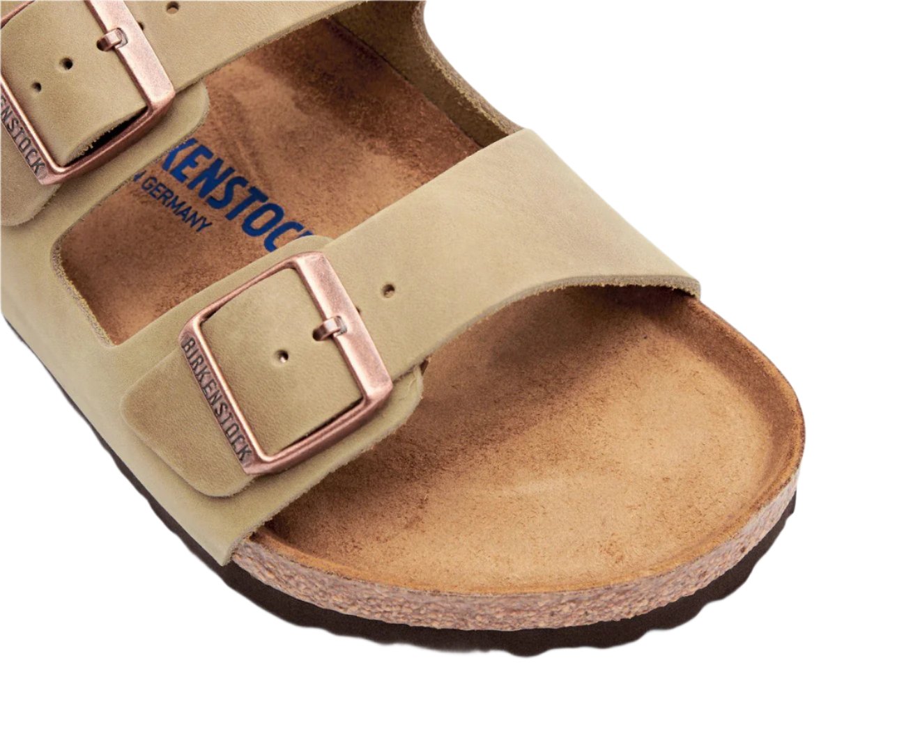 Birkenstock Unisex Arizona Regular Fit Soft Footbed Sandals - Tabacco Brown