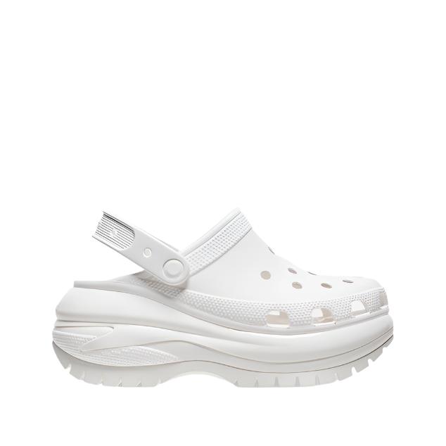 Crocs Unisex Mega Crush Clogs - White