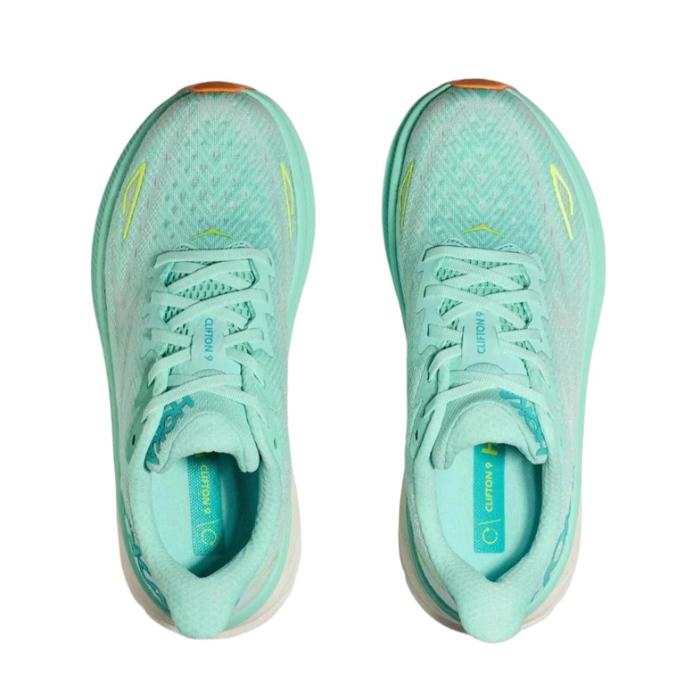 HOKA Women's Clifton 9 Running Shoes - Seafoam/Aqua Breeze