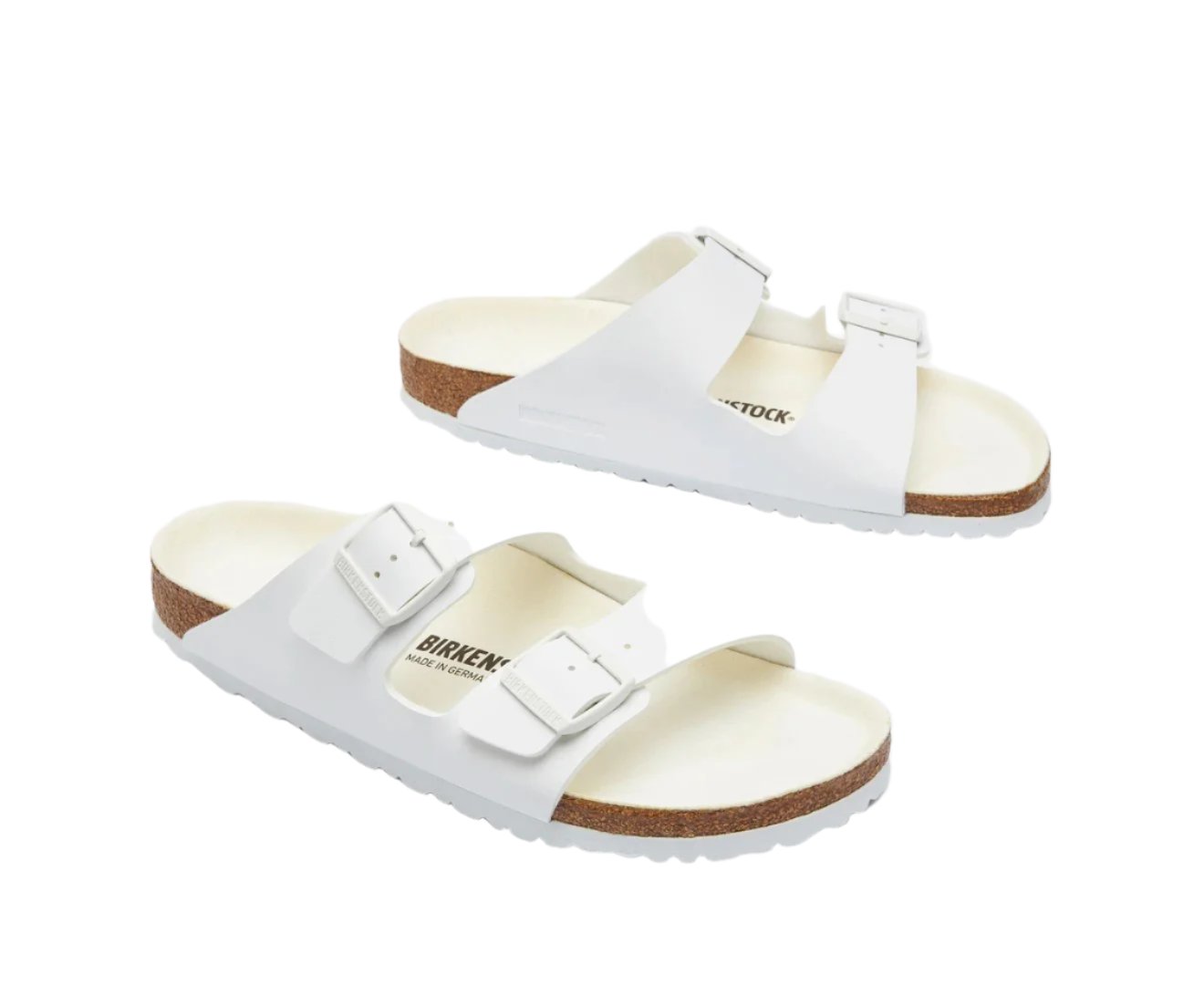 Birkenstock Unisex Arizona Narrow Fit Sandals - Triple White