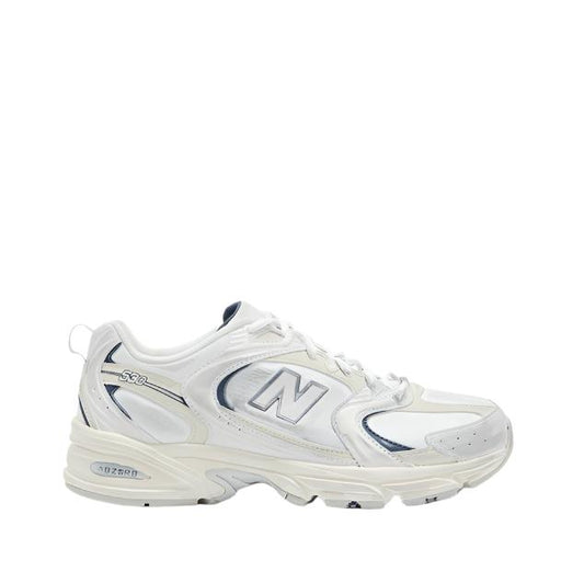 New Balance Unisex 530 Lifestyle Sneakers Shoes - White/Navy