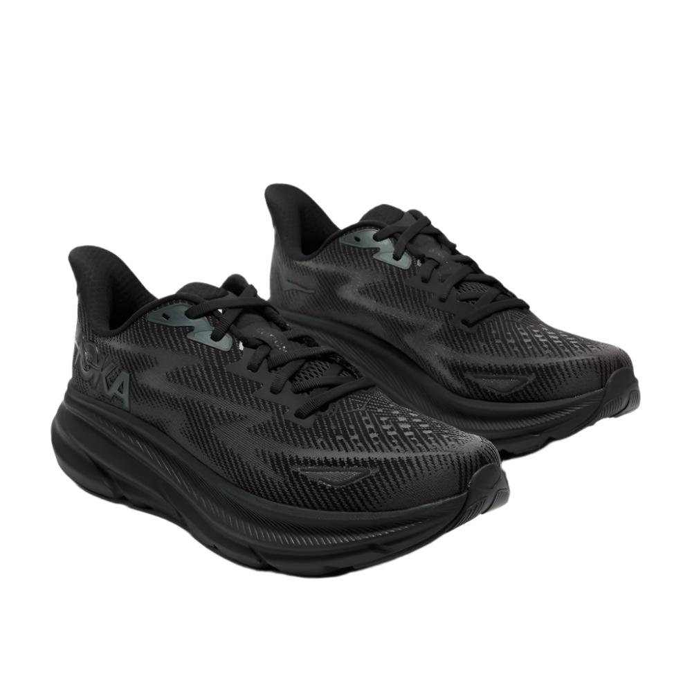 HOKA Women's Clifton 9 Running Shoes - Black/Black