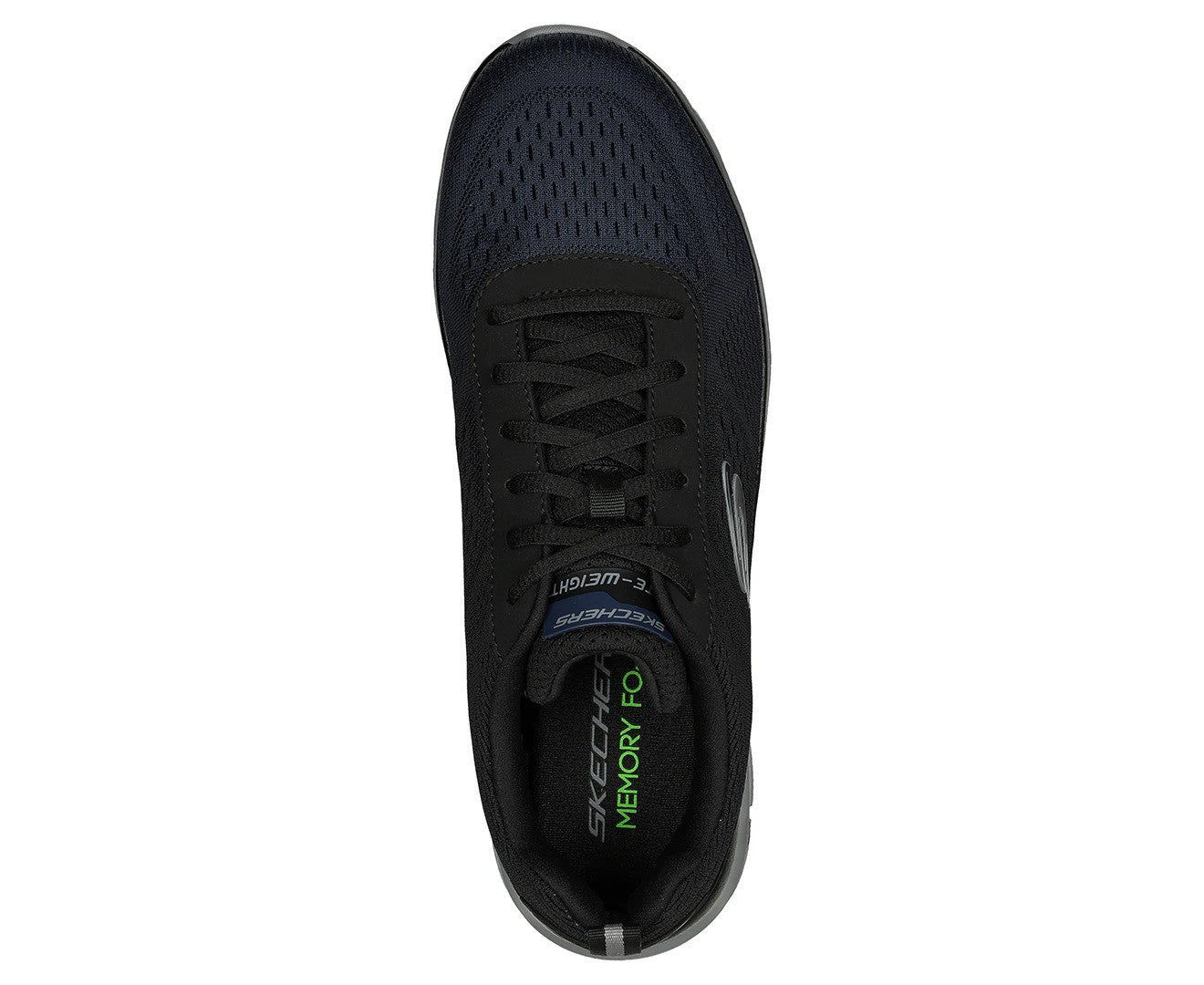 Skechers Mens Track Ripkent Sneakers - Black/Charcoal