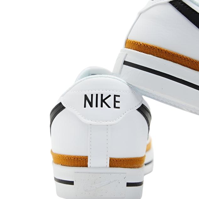 Nike Mens Nike Court Legacy Sneakers Shoes - White/Black Desert Ochre