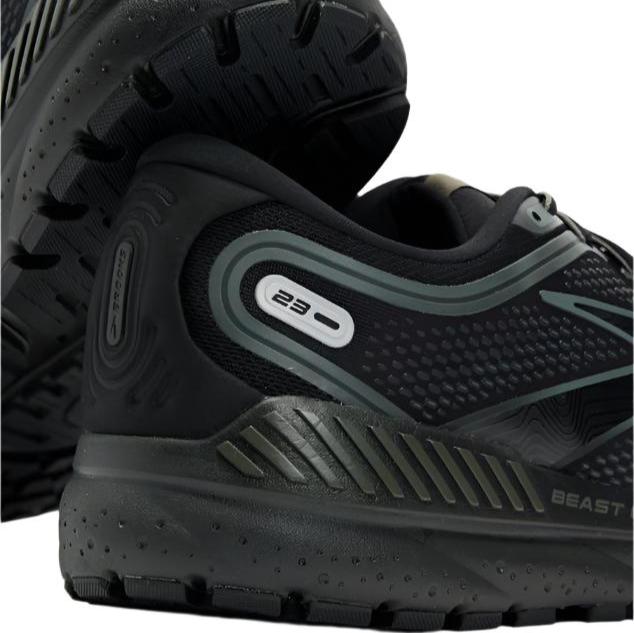 Brooks Mens Beast GTS 23 Running Shoes - Black/Gunmetal