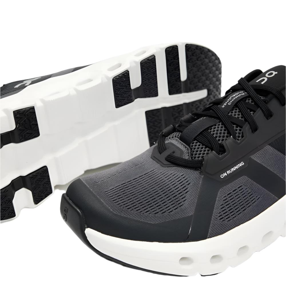 On Mens Cloudrunner 2 Running Shoes - Eclipse/Black