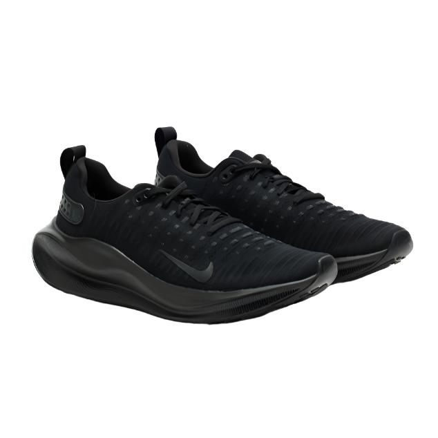 Nike Mens Nike React Infinity Run Flyknit 4 Running Shoes - Black/Black Anthracite