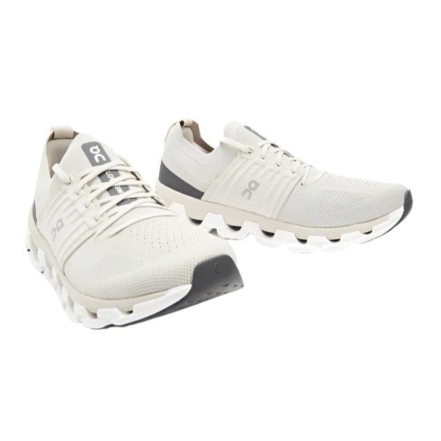 On Mens Cloudswift 3 Running Shoes - Pearl & Eclipse