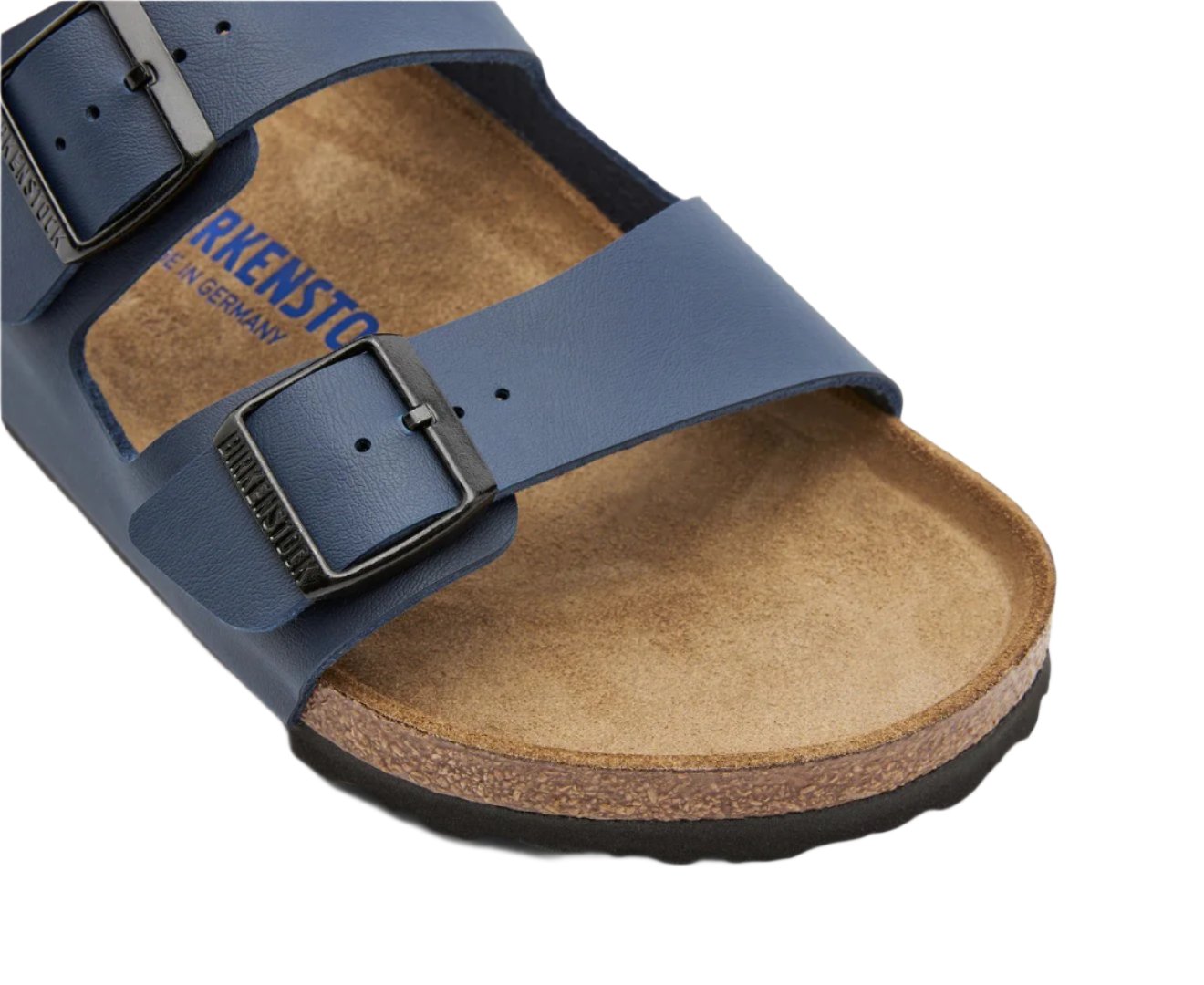 Birkenstock Unisex Arizona Soft Footbed Narrow Fit Sandals - Blue