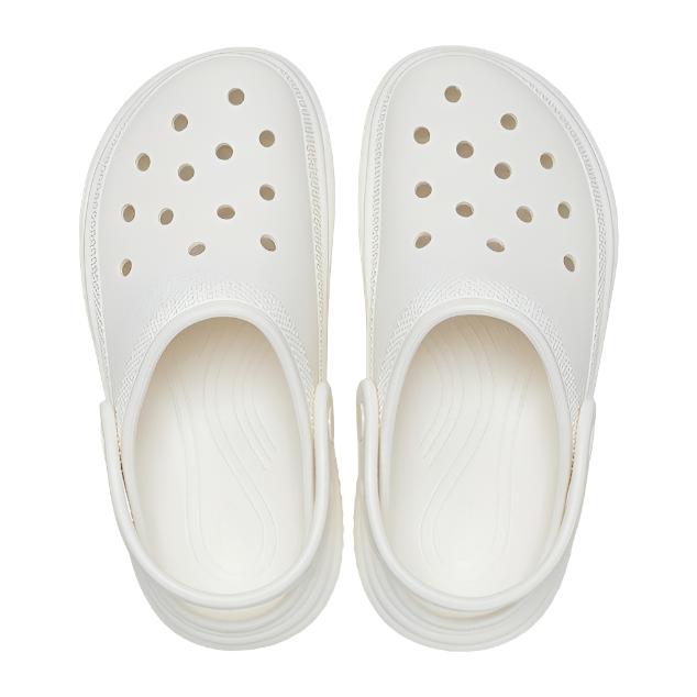 Crocs Unisex Stomp Clogs - Chalk