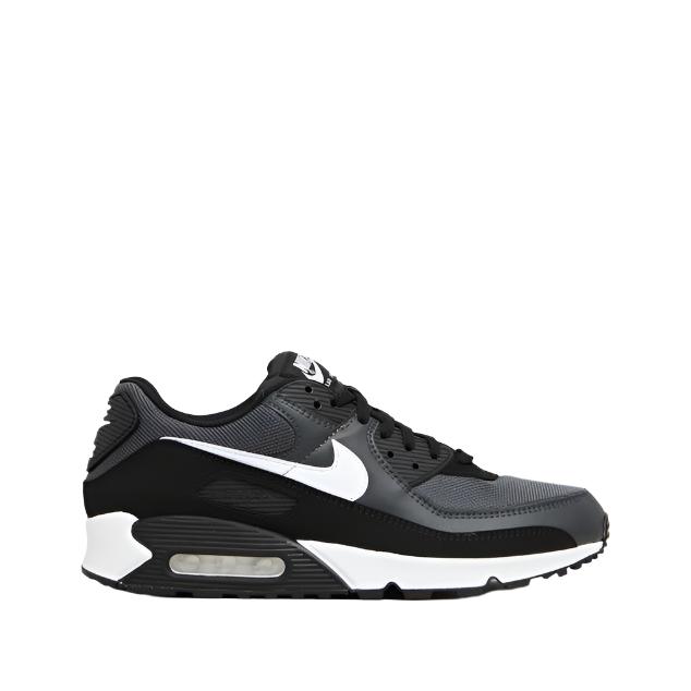 Nike Mens Air Max 90 365 Sneakers Shoes - Iron Grey/ White/ Dark Grey/ Black