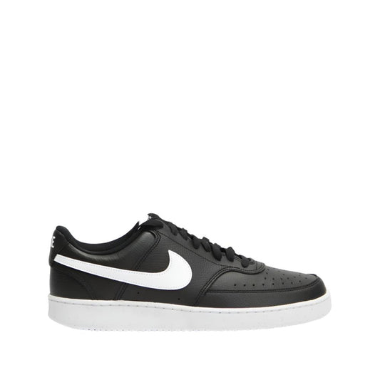 Nike Mens Court Vision Low Next Nature Sneakers Shoes - Black/ White/ Black