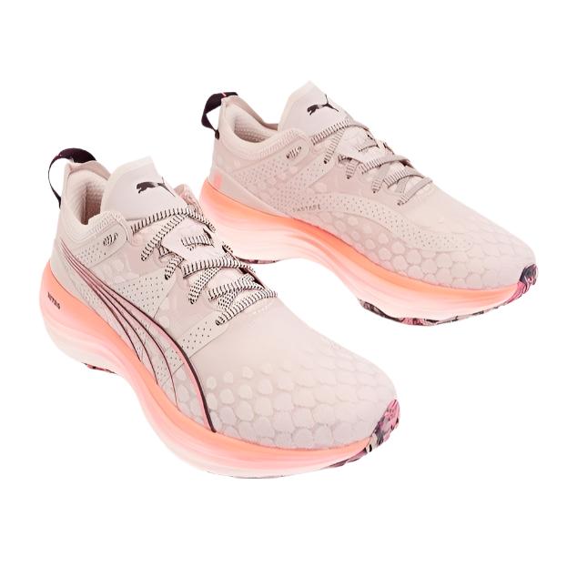 Puma Women's Foreverrun Nitro Running Shoes - Mauve Mist/Sunset Glow/White