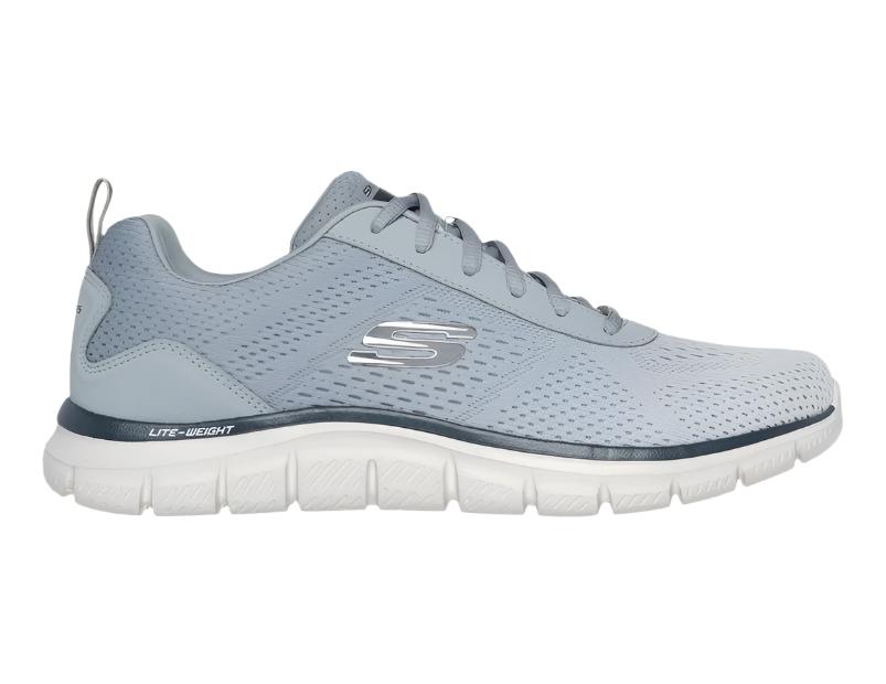 Skechers Mens Track Ripkent Sneakers - Light Grey