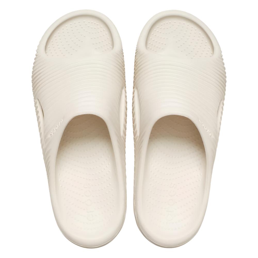 Crocs Unisex Mellow Recovery Texture Slides - Stucco